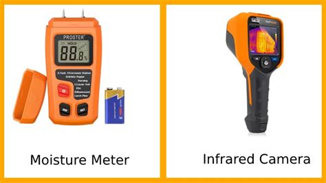 infrared camera vs humidity meter